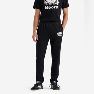 Roots Men's Classic Black Joggers size XS